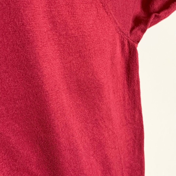 Supreme Knit Polo Shirt Men's L Burgundy Red 100% Cotton Short Sleeve - Picture 3 of 8